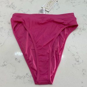NWT L Space Frenchi Pink Bikini Bottom Swimsuit